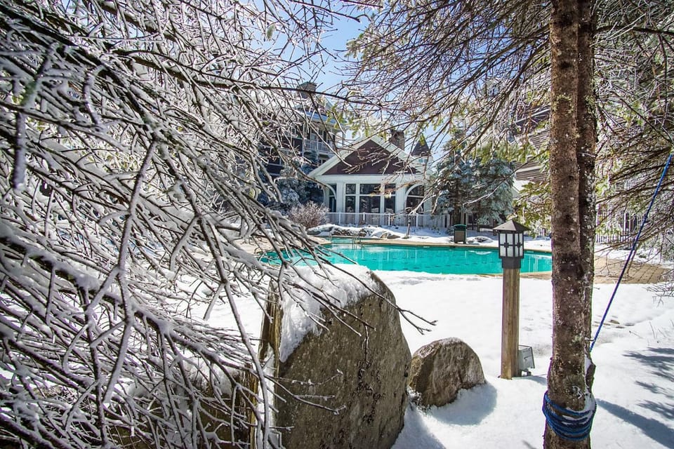 Property building, Day, Winter, Swimming pool