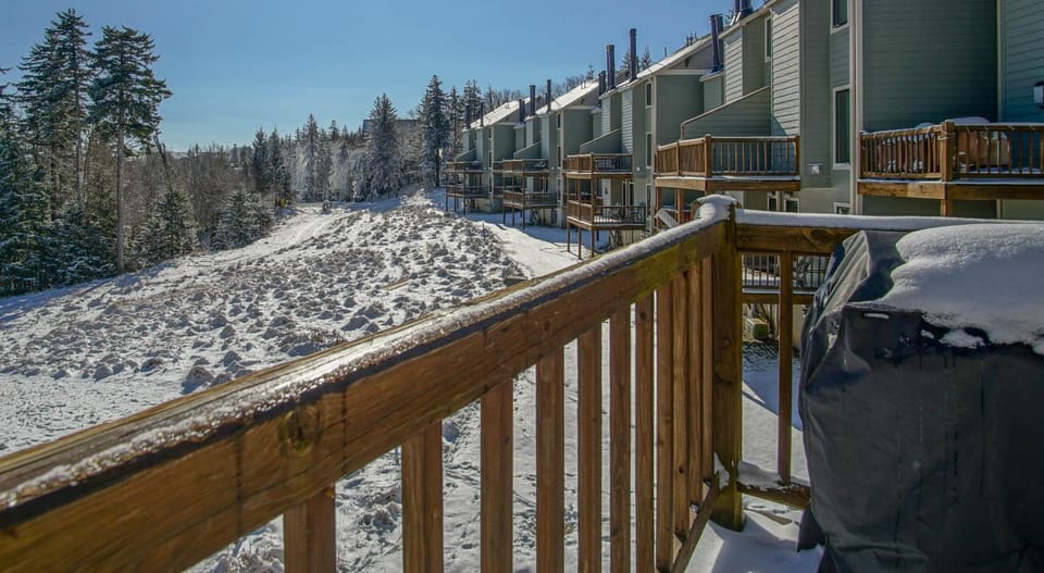 Property building, Day, Winter, View (from property/room), Mountain view