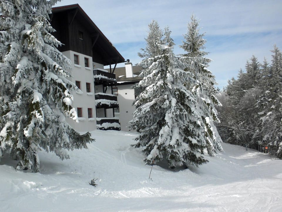 Property building, Day, Winter