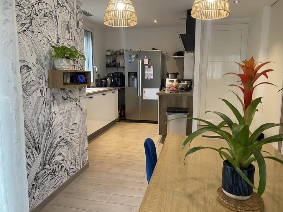 Kitchen or kitchenette, oven, stove