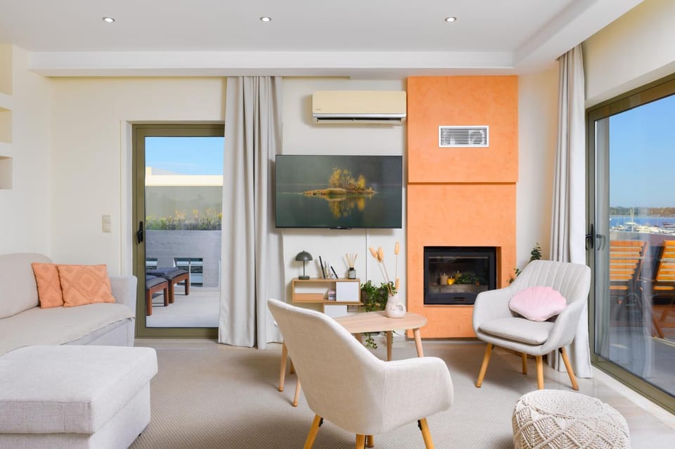 TV and multimedia, Living room, Seating area, air conditioner