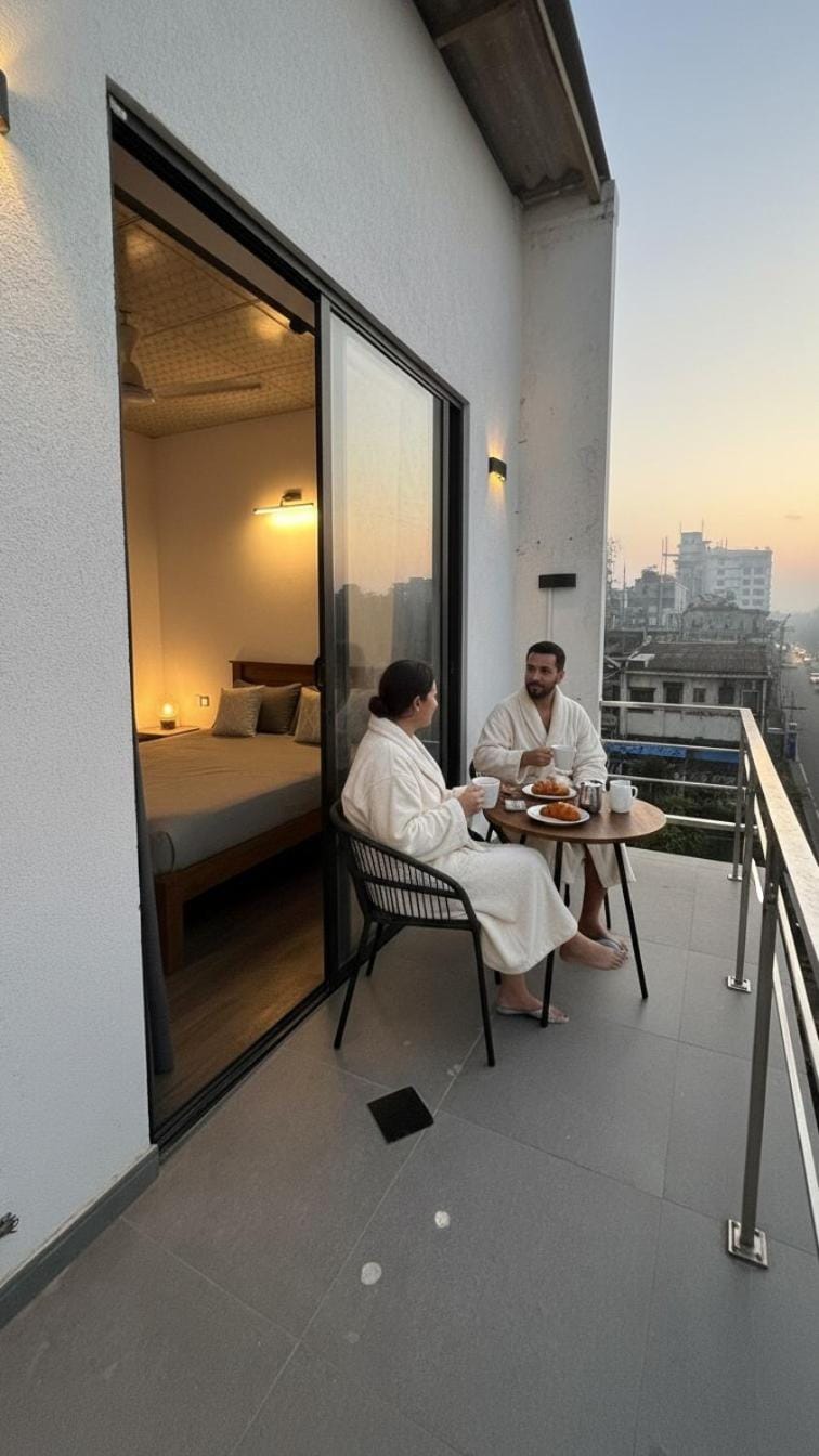 Bed, View (from property/room), Bedroom