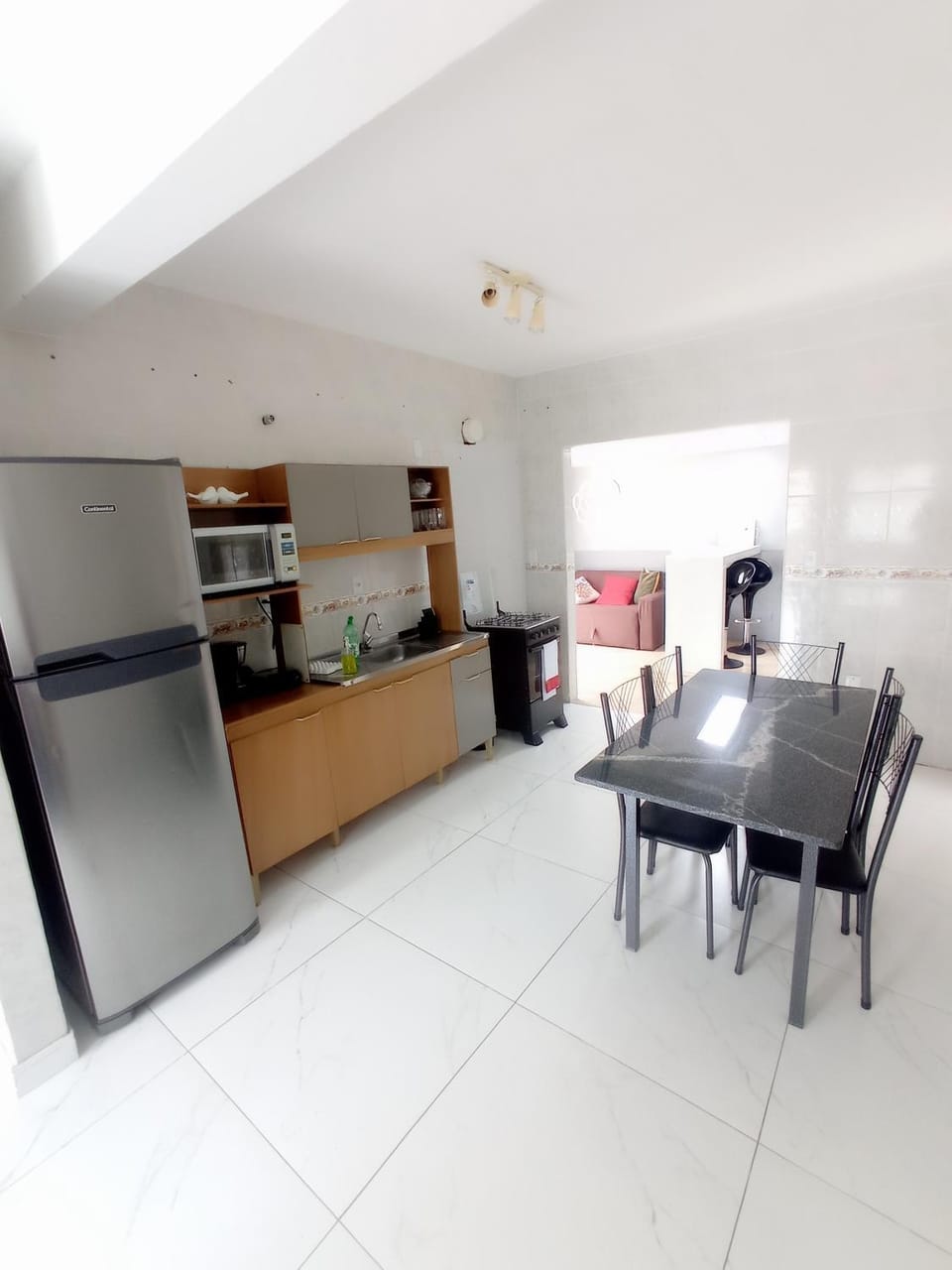 Kitchen or kitchenette, Dining area, oven, stove
