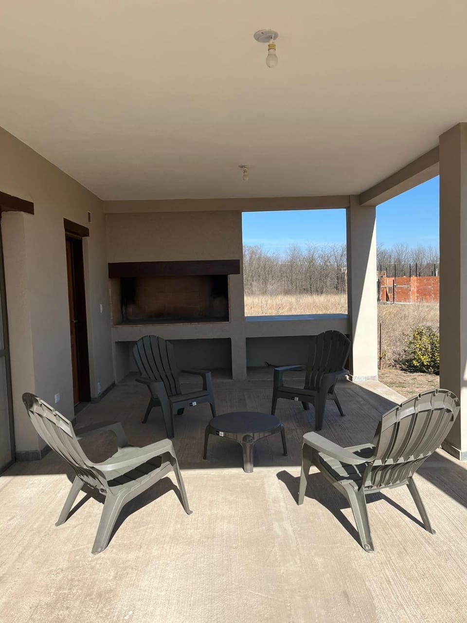 Dining area, Parking
