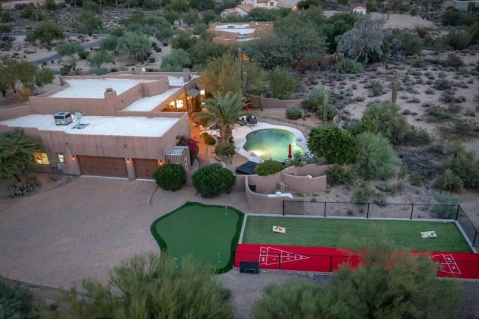 Desert Hideaway Shuffleboard Court Golf Billiards House in Pinnacle Peak