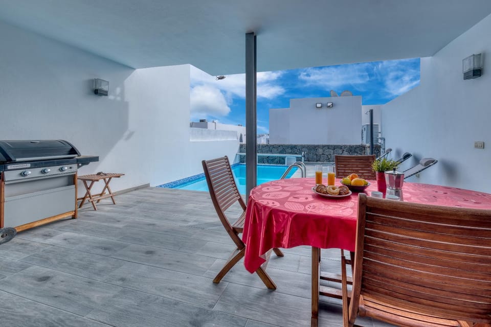 Patio, Pool view