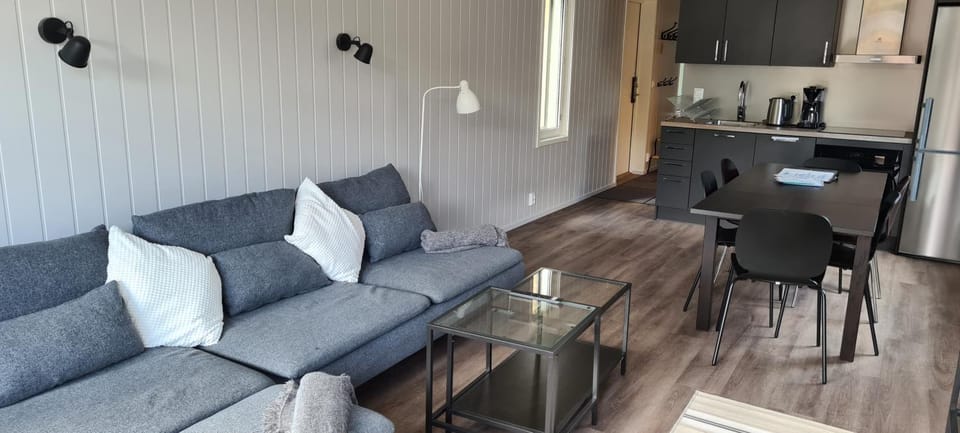 Kitchen or kitchenette, Living room, Dining area