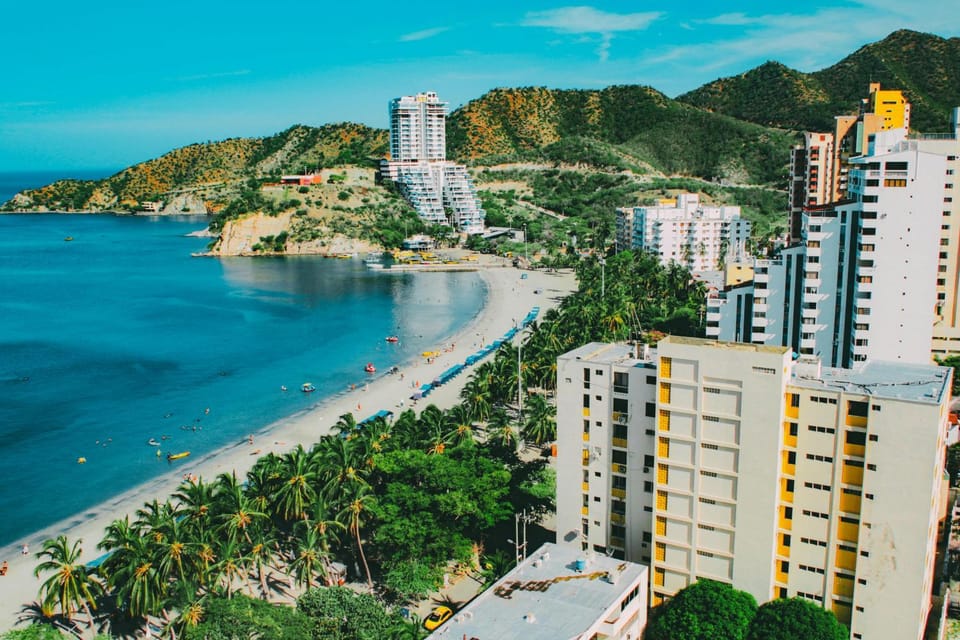 Nearby landmark, Day, Natural landscape, Bird's eye view, Beach, City view, Mountain view, Sea view