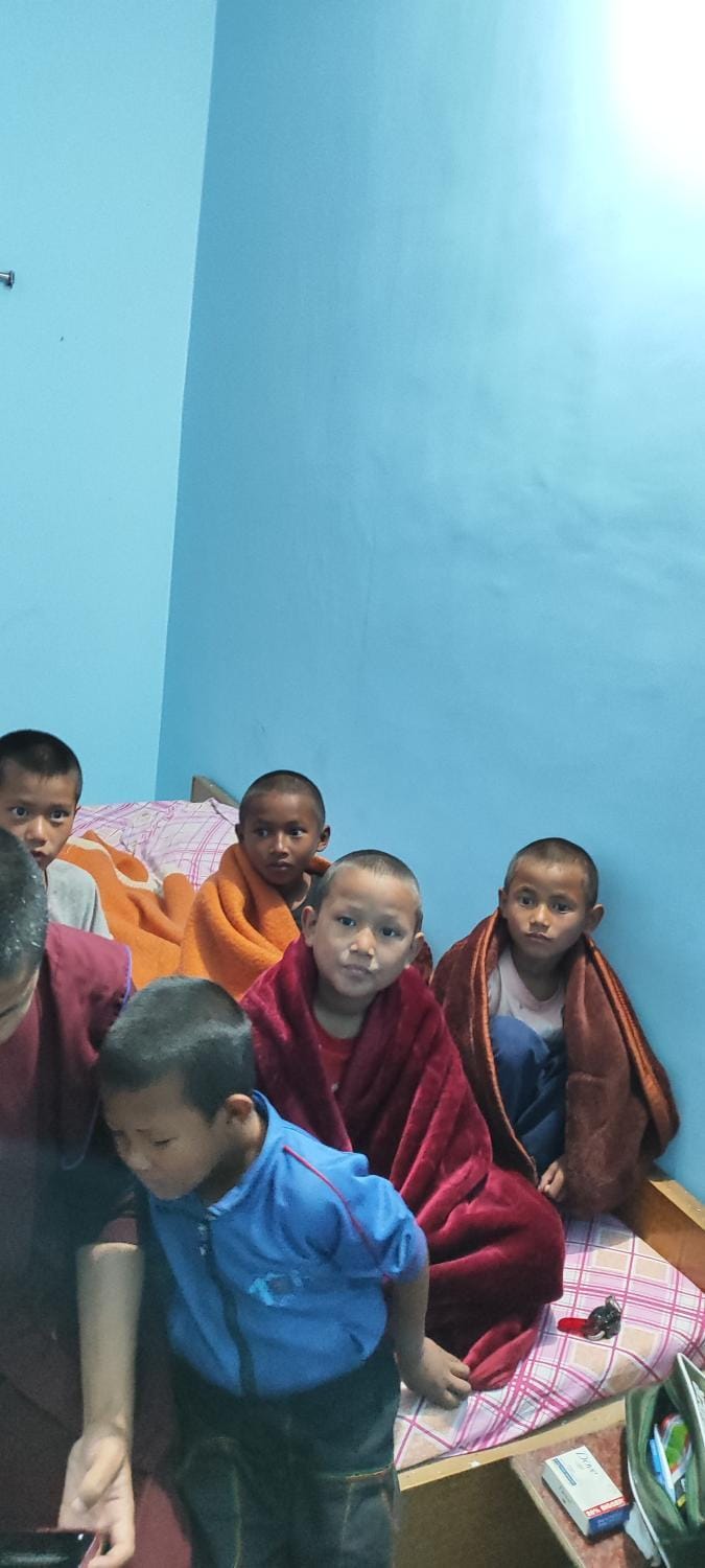 children, group of guests