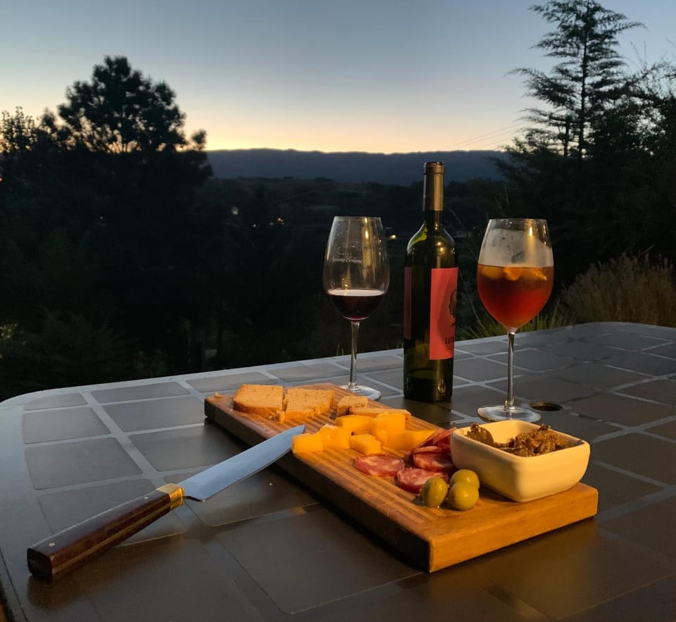 Off site, Sunset