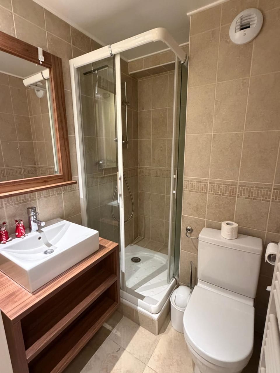 Shower, Toilet, towels