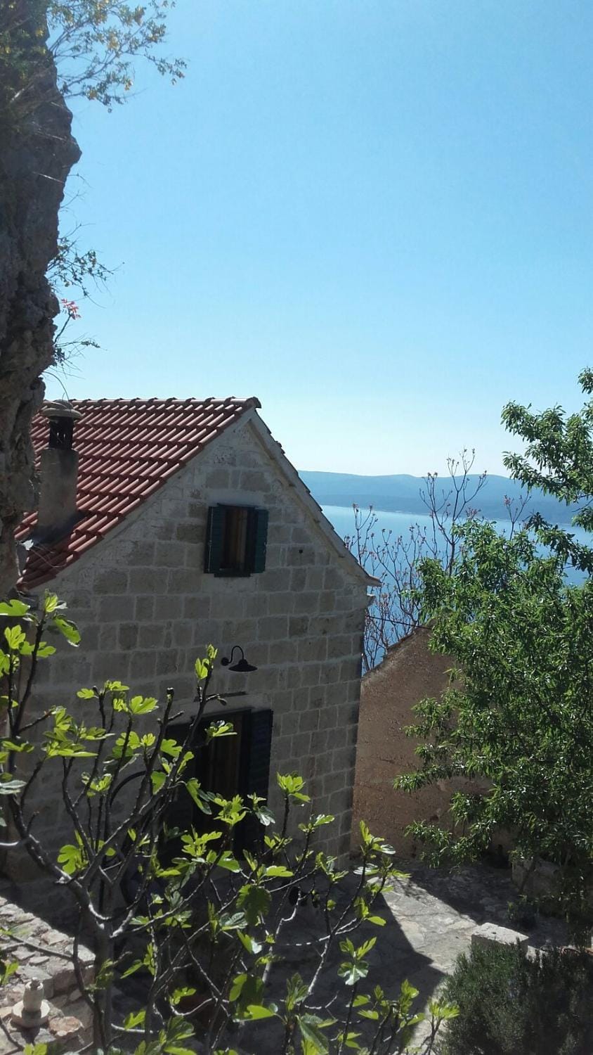 Almondhouse, stonehouse, seaview, big terace,Omis House in Split-Dalmatia County