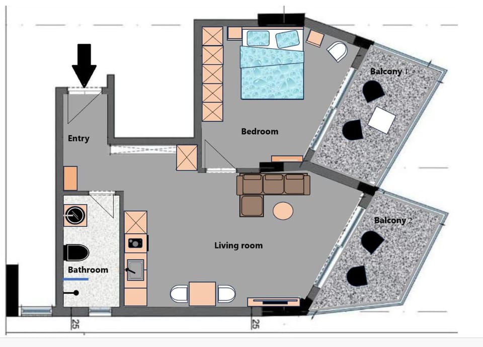 Sunny Stay Ksamil Apartment in Ksamil