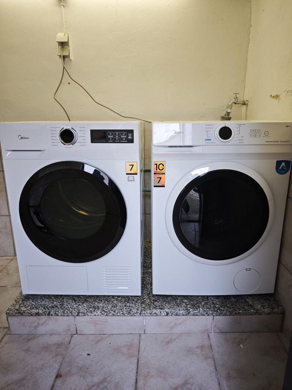 washing machine, dryer