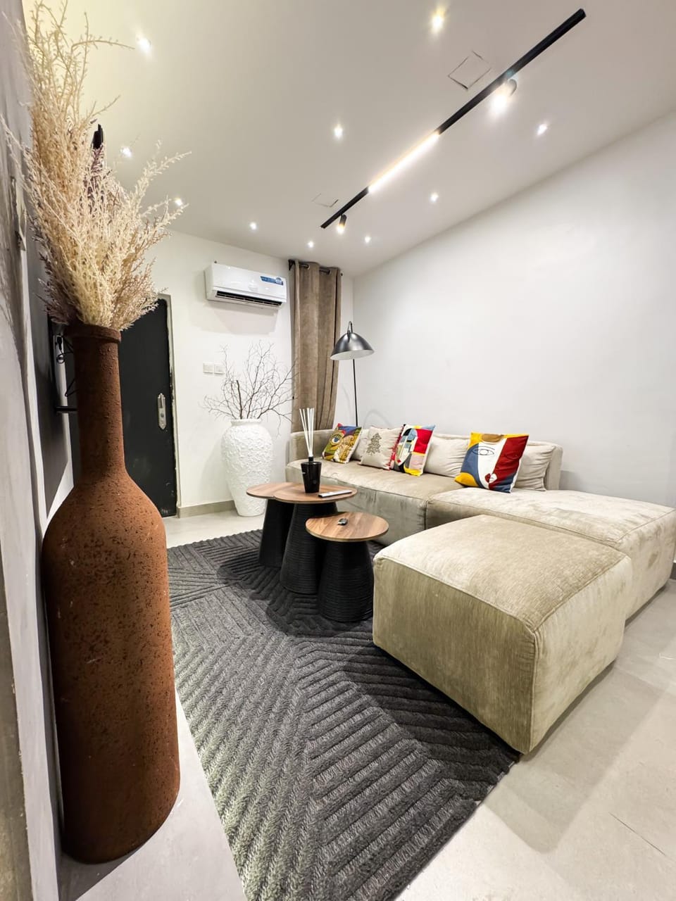 Living room, air conditioner