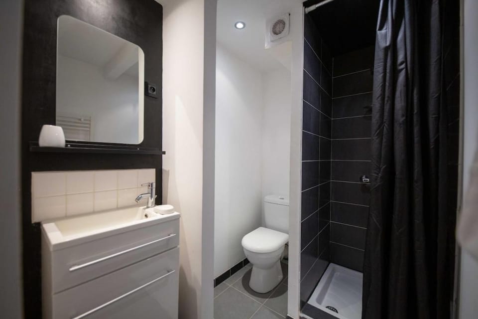 Shower, Toilet, Bathroom, towels