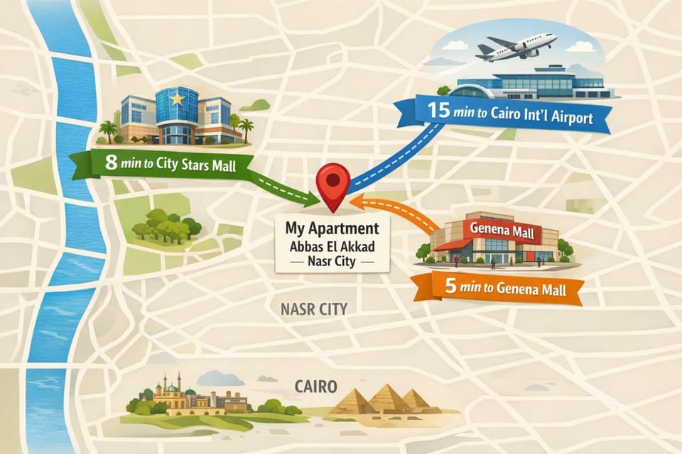 ديار الاقامة للشقق الفندقية المفروشة بمدينه نصر Apartment in Cairo Governorate