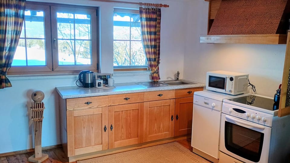 Coffee/tea facilities, Kitchen or kitchenette, dishwasher, oven, stove