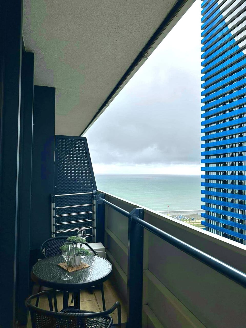 View (from property/room), Balcony/Terrace, Seating area, Sea view