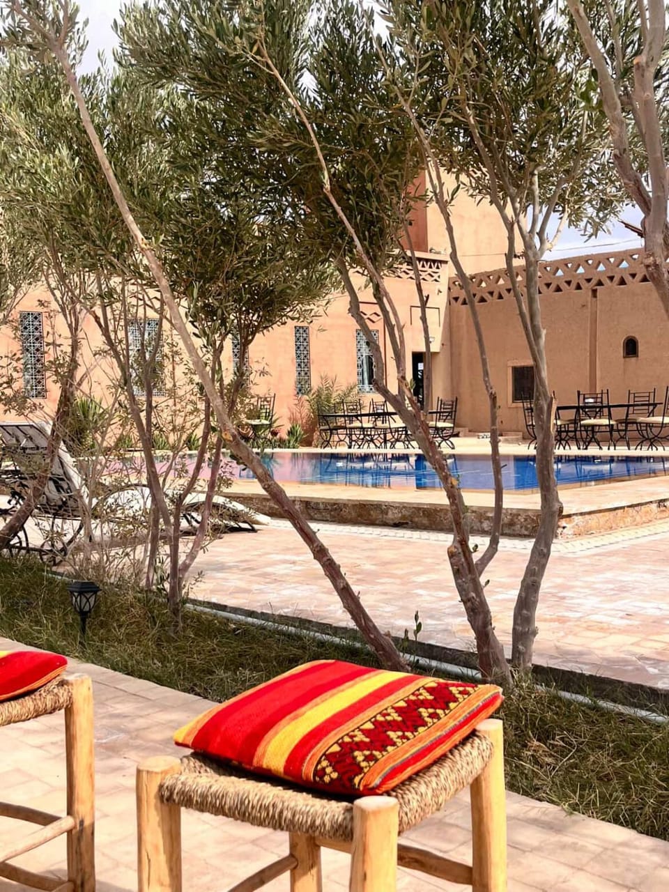 Property building, Pool view, Swimming pool, sunbed
