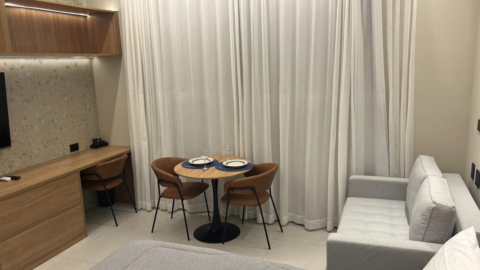 Flat com vista ao mar com academia, piscina e sauna Apartment in Santos