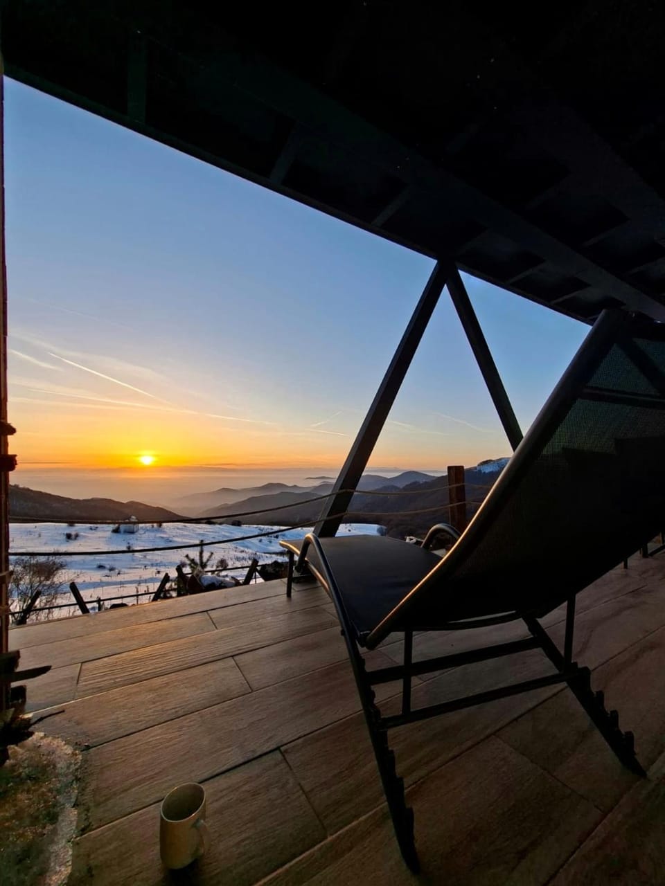 Natural landscape, Mountain view, Sunset
