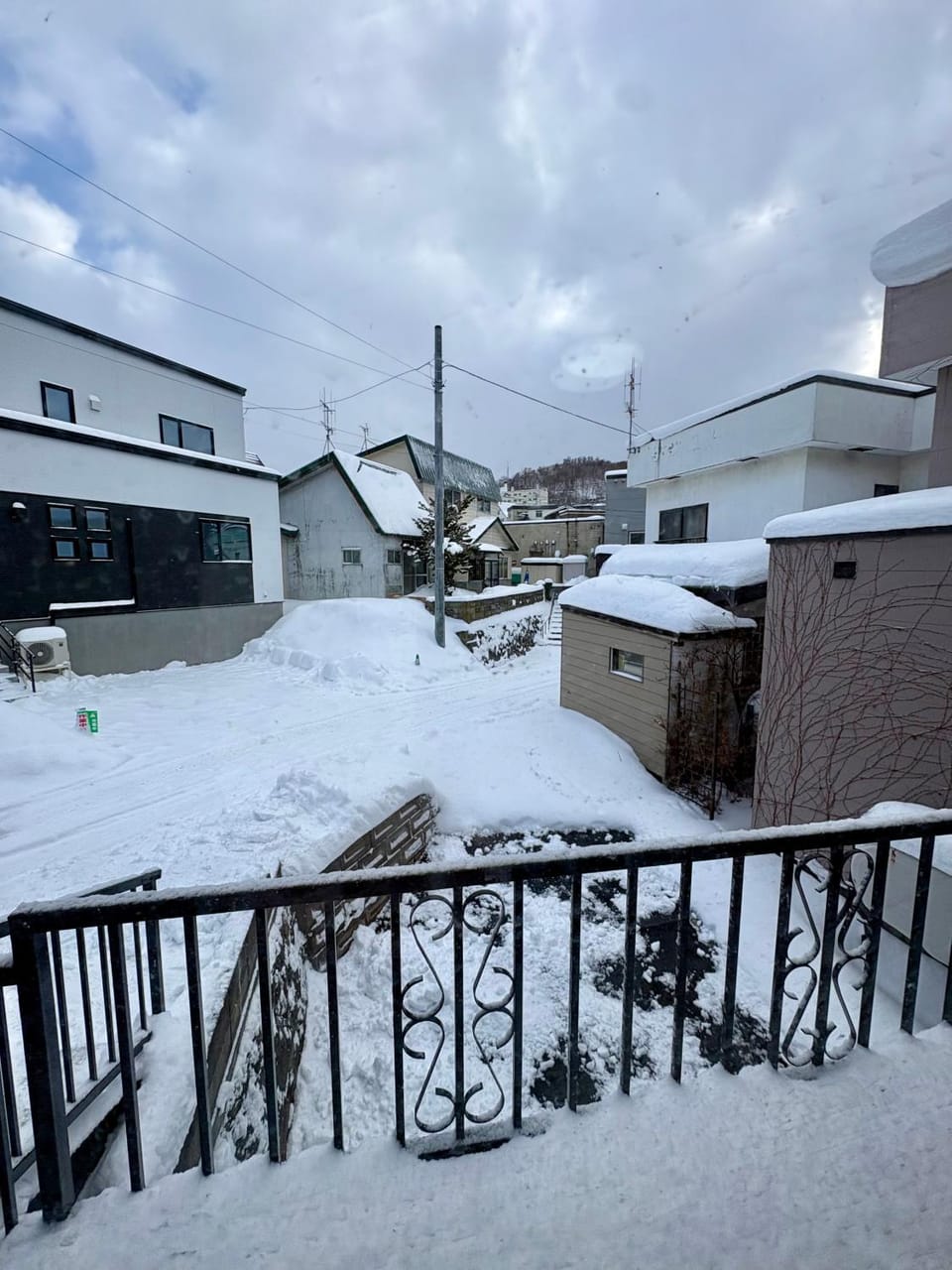 Property building, Day, Winter