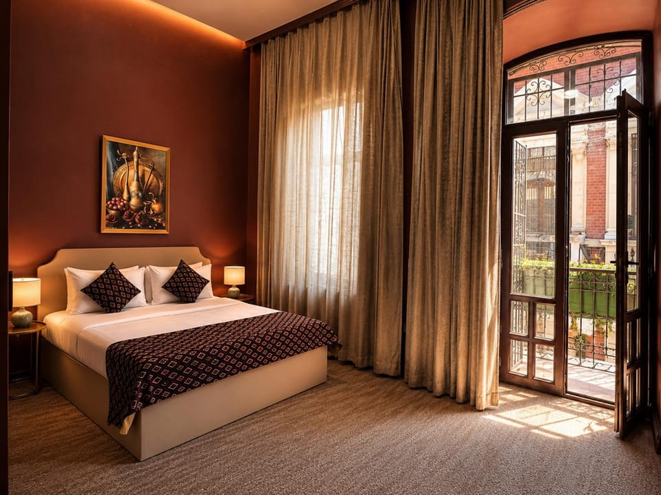 Bed, Balcony/Terrace, Photo of the whole room, Bedroom