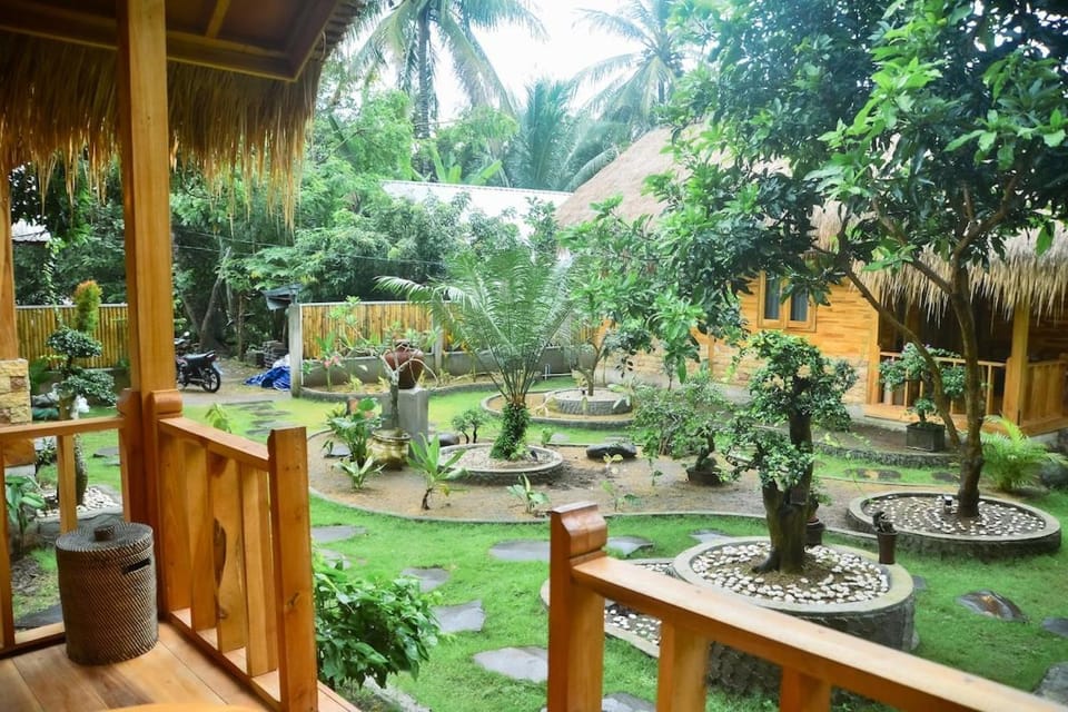 Patio, Natural landscape, Garden, Garden view