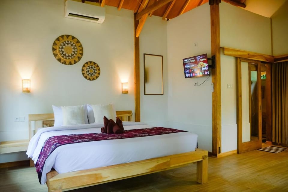 Bed, TV and multimedia, Photo of the whole room, Bedroom, air conditioner