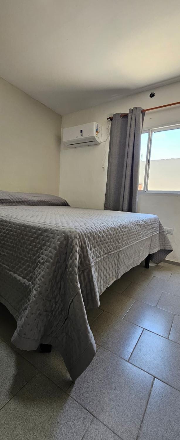 Bed, Photo of the whole room, Bedroom, air conditioner