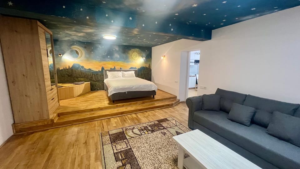 Bed, TV and multimedia, Photo of the whole room, Seating area, Evening entertainment, Bedroom