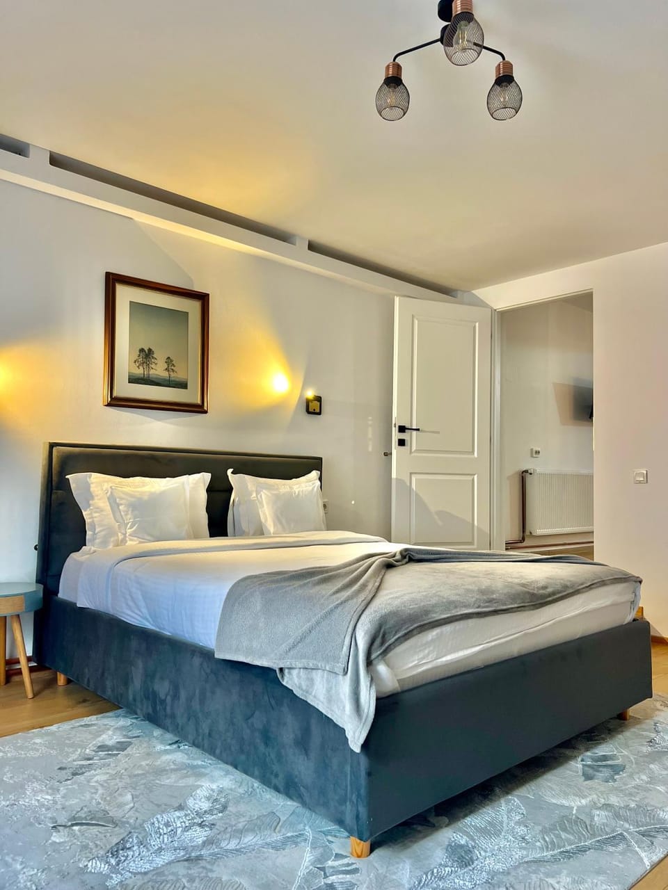 Bed, Photo of the whole room, Bedroom, wardrobe