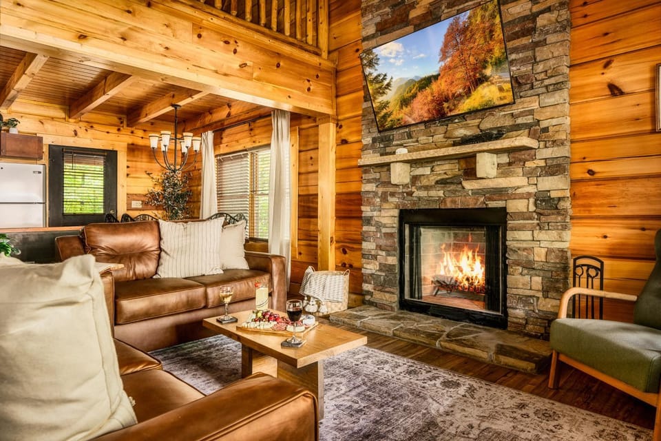 Communal lounge/ TV room, TV and multimedia, Living room, Seating area, Evening entertainment, fireplace