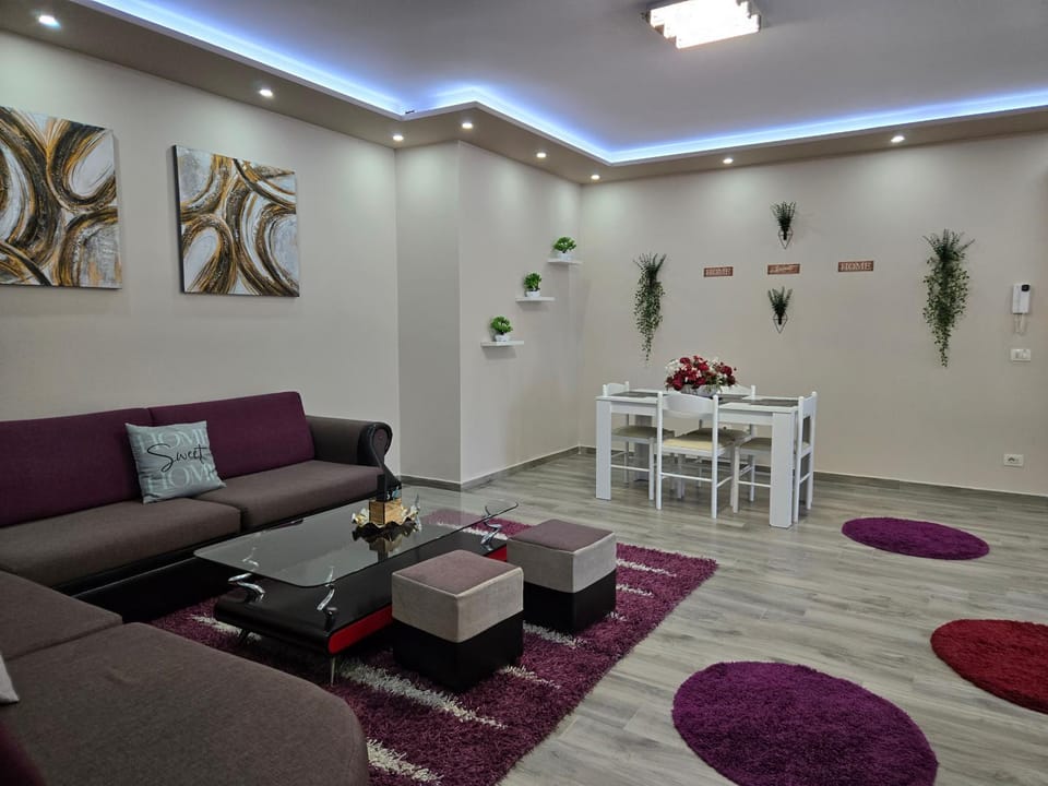 Living room, Seating area, Dining area