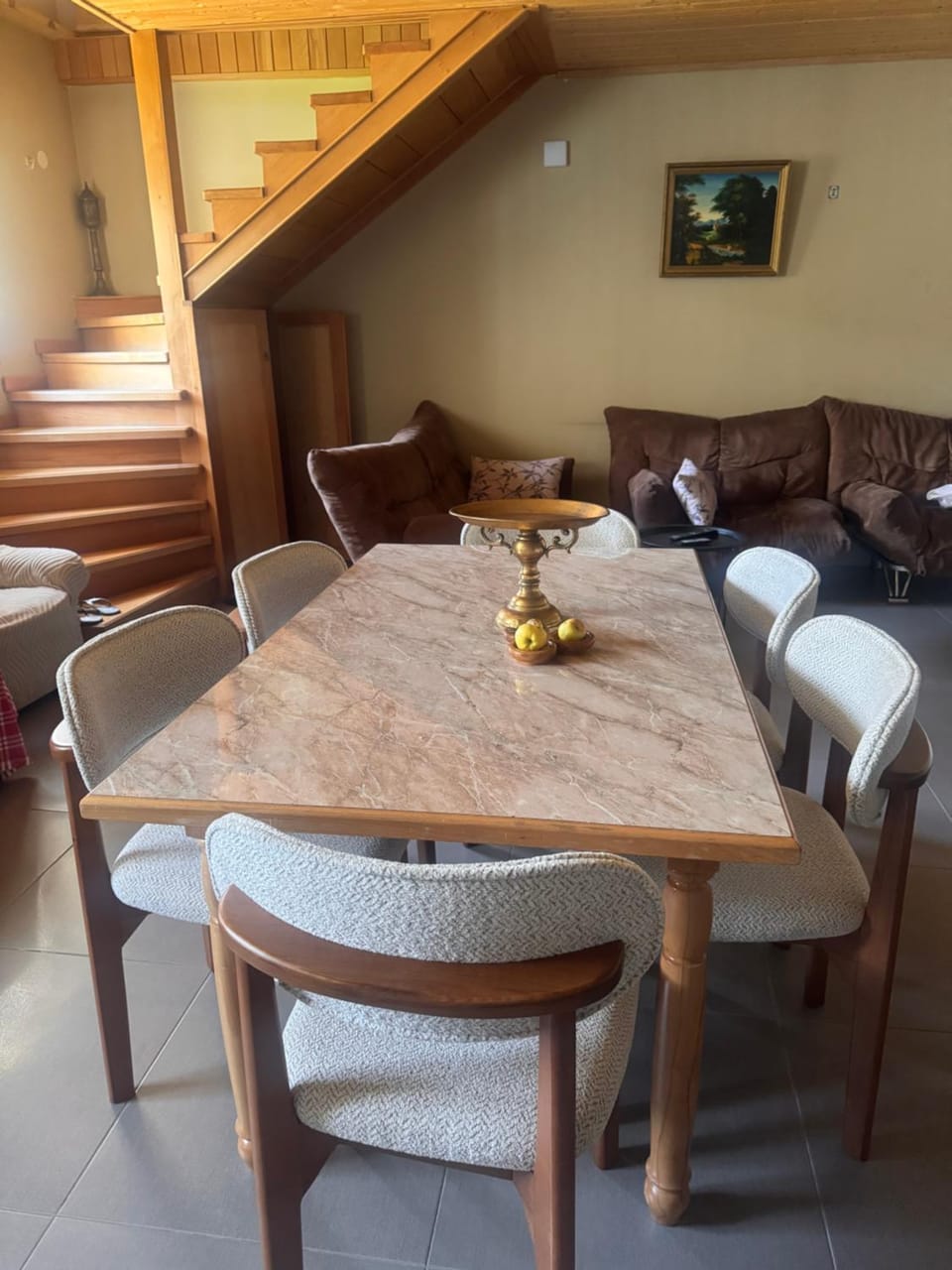Living room, kitchen