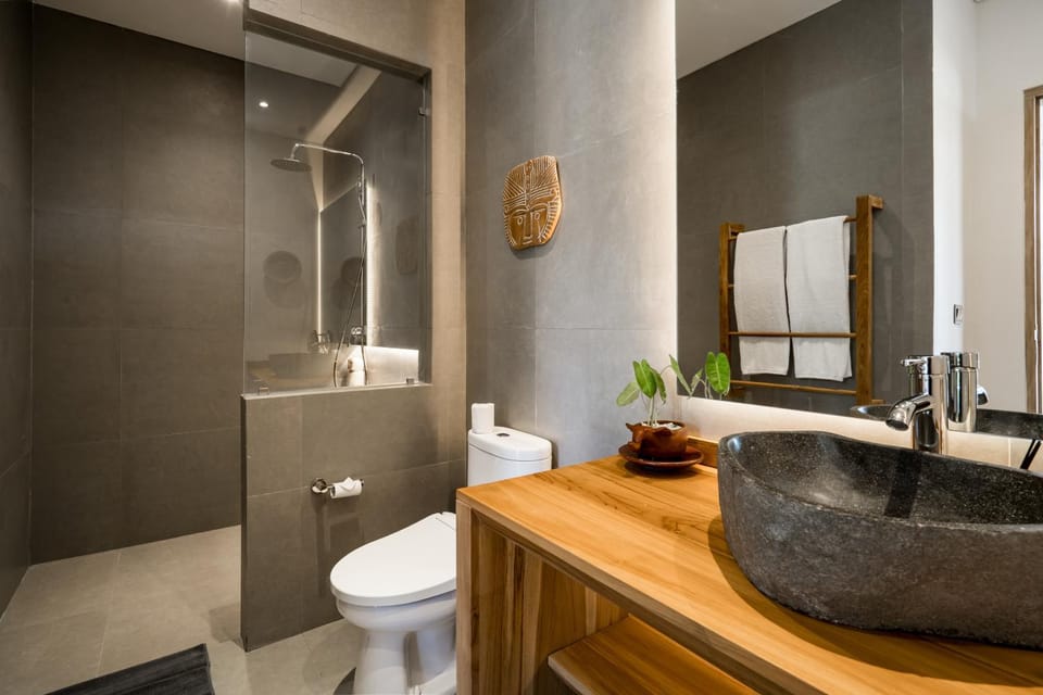 Shower, Toilet, Bathroom, towels