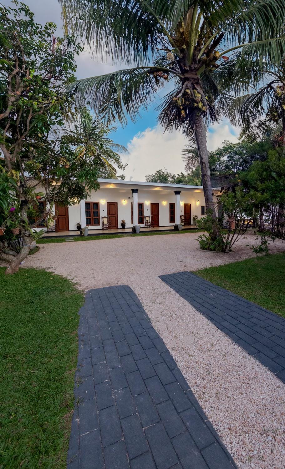 Property building, Garden view