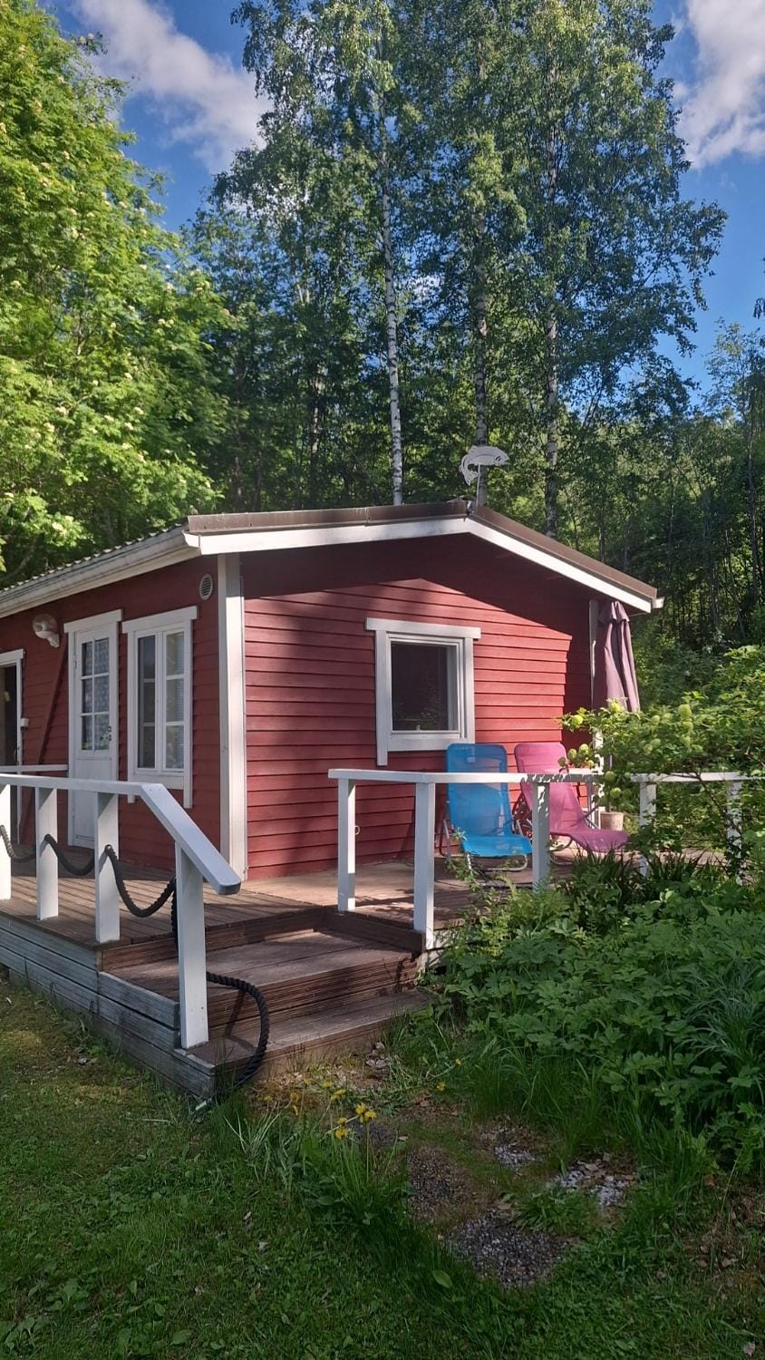Saunamökki järven rannalla Apartment in Finland