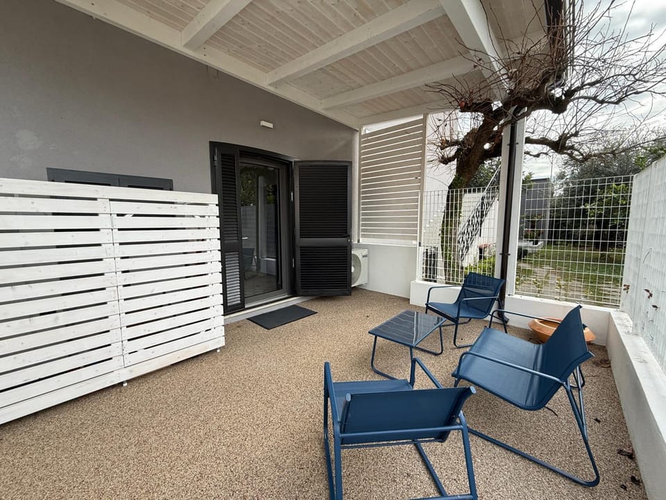 Property building, Patio