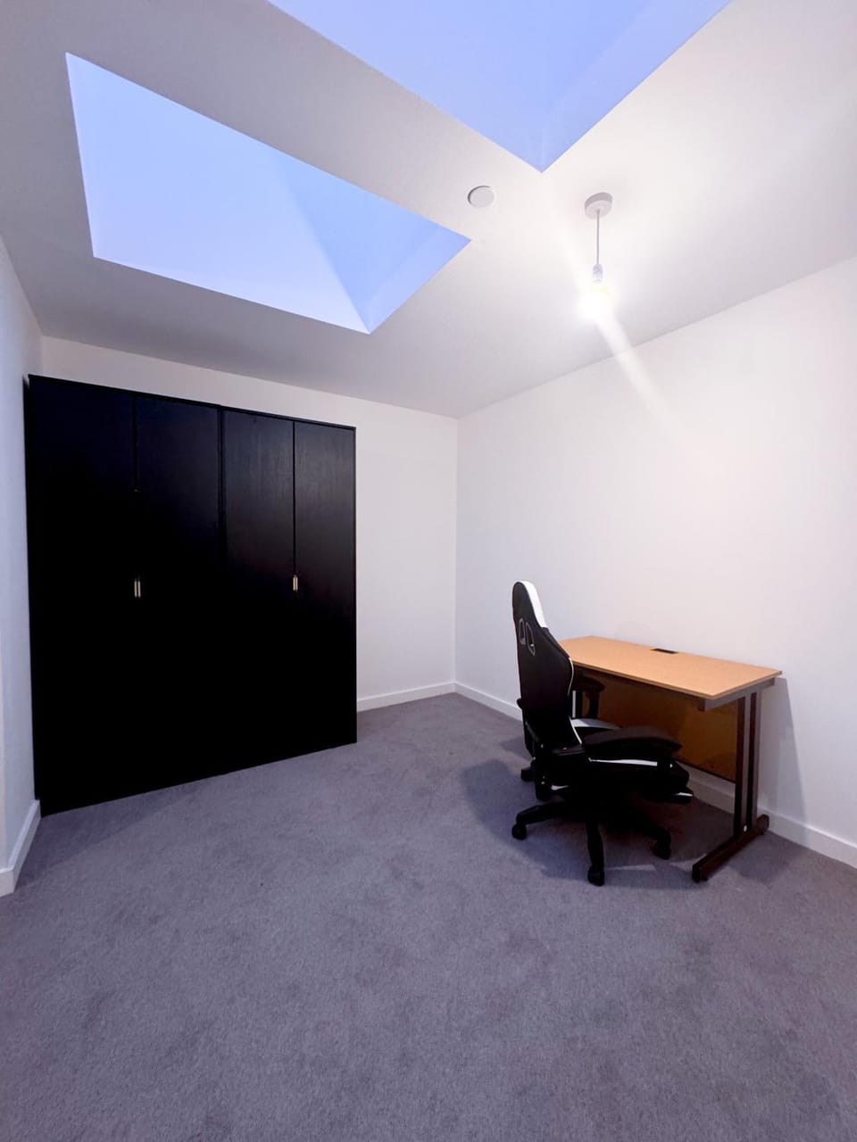 Seating area, wardrobe