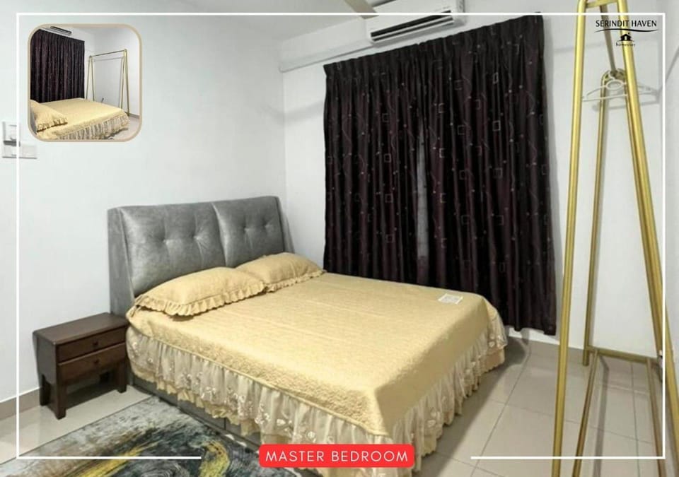 Bedroom, wardrobe, air conditioner