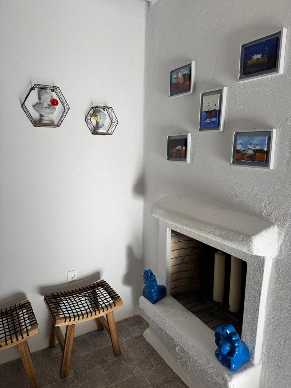 Decorative detail, fireplace