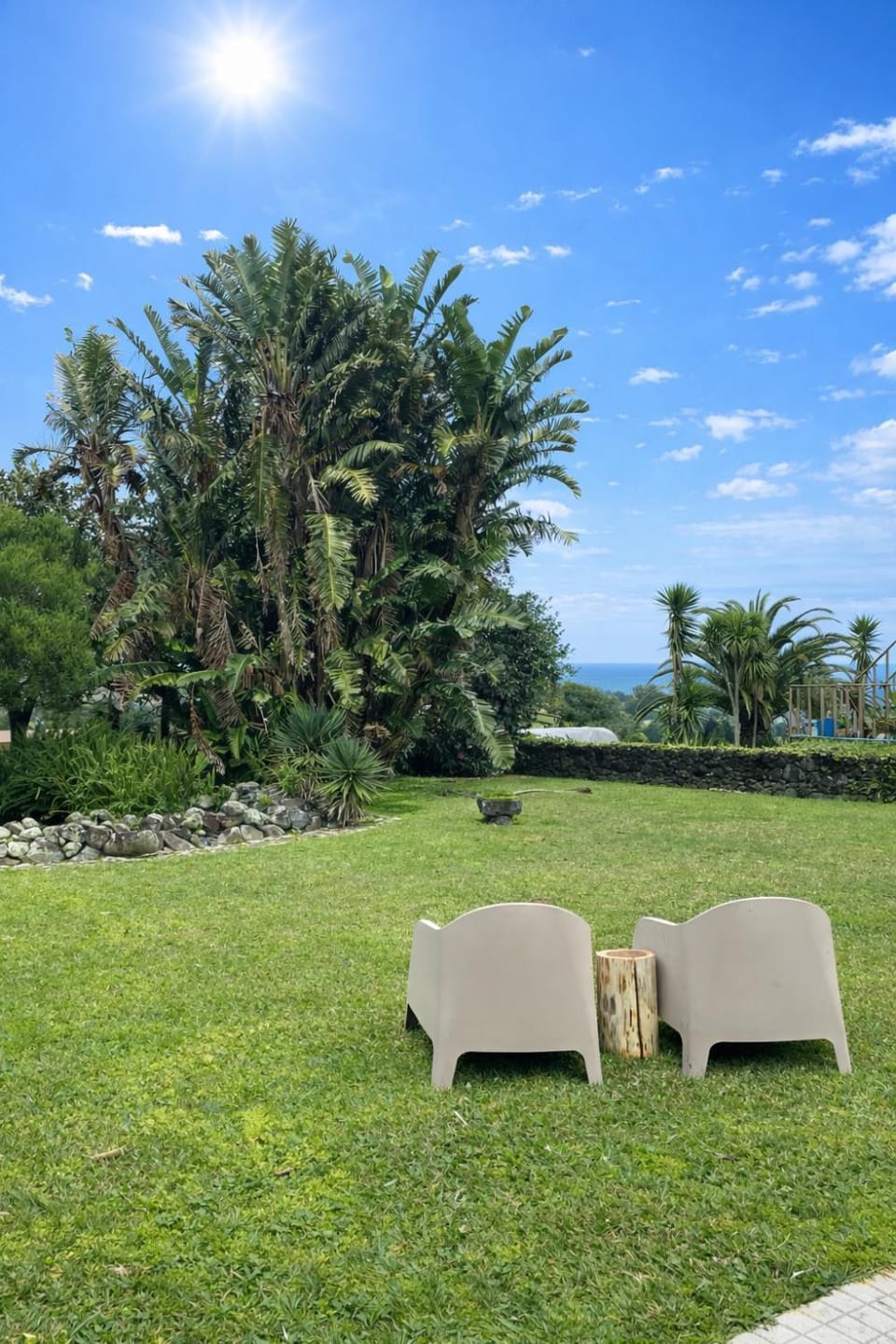 Natural landscape, Garden, Garden, Balcony/Terrace, Garden view, Sea view