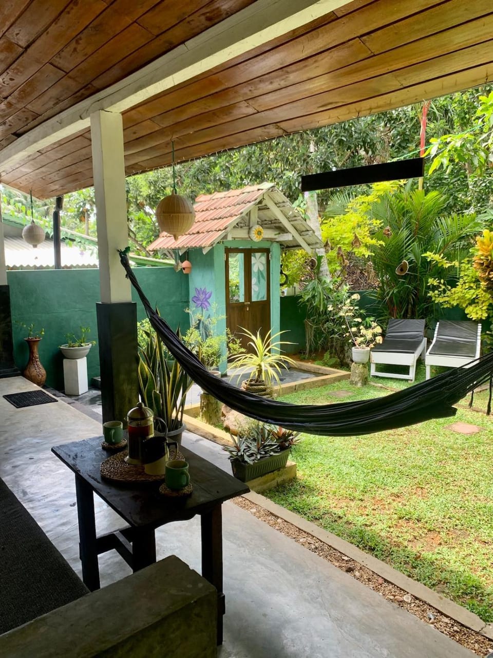 Patio, Day, Garden, Seating area, Garden view