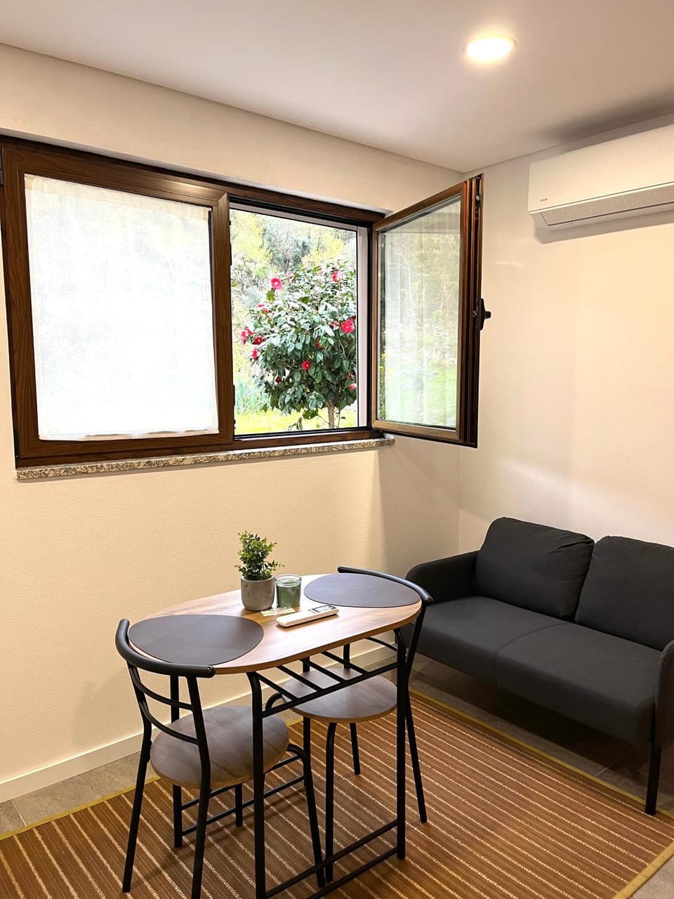 Dining area, air conditioner