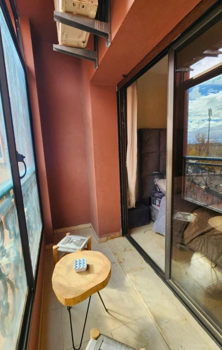 Patio, View (from property/room), Balcony/Terrace, Seating area, air conditioner