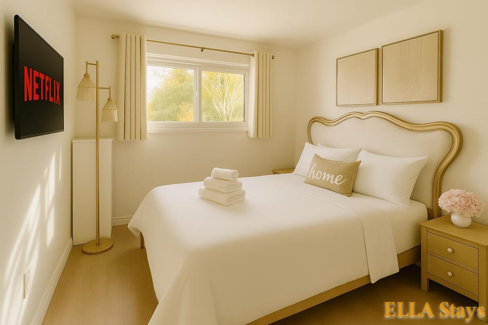 Bed, TV and multimedia, Photo of the whole room, Bedroom