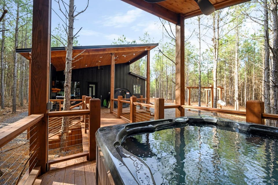 Patio, Natural landscape, Hot Tub, Hot Tub