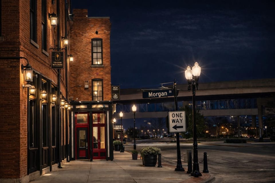 Property building, Night, Neighbourhood, City view, Location